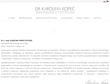 Tablet Screenshot of karolinakopec.com